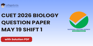 CUET 2026 Biology May 19 Shift 1 Question Paper- Download Answer Key and Solution PDF